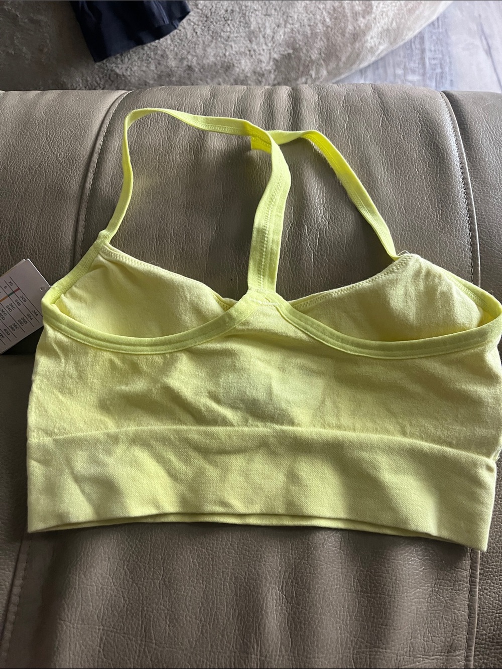 Auden Bright Lemon Seamless Bralette - Picture 6 of 7